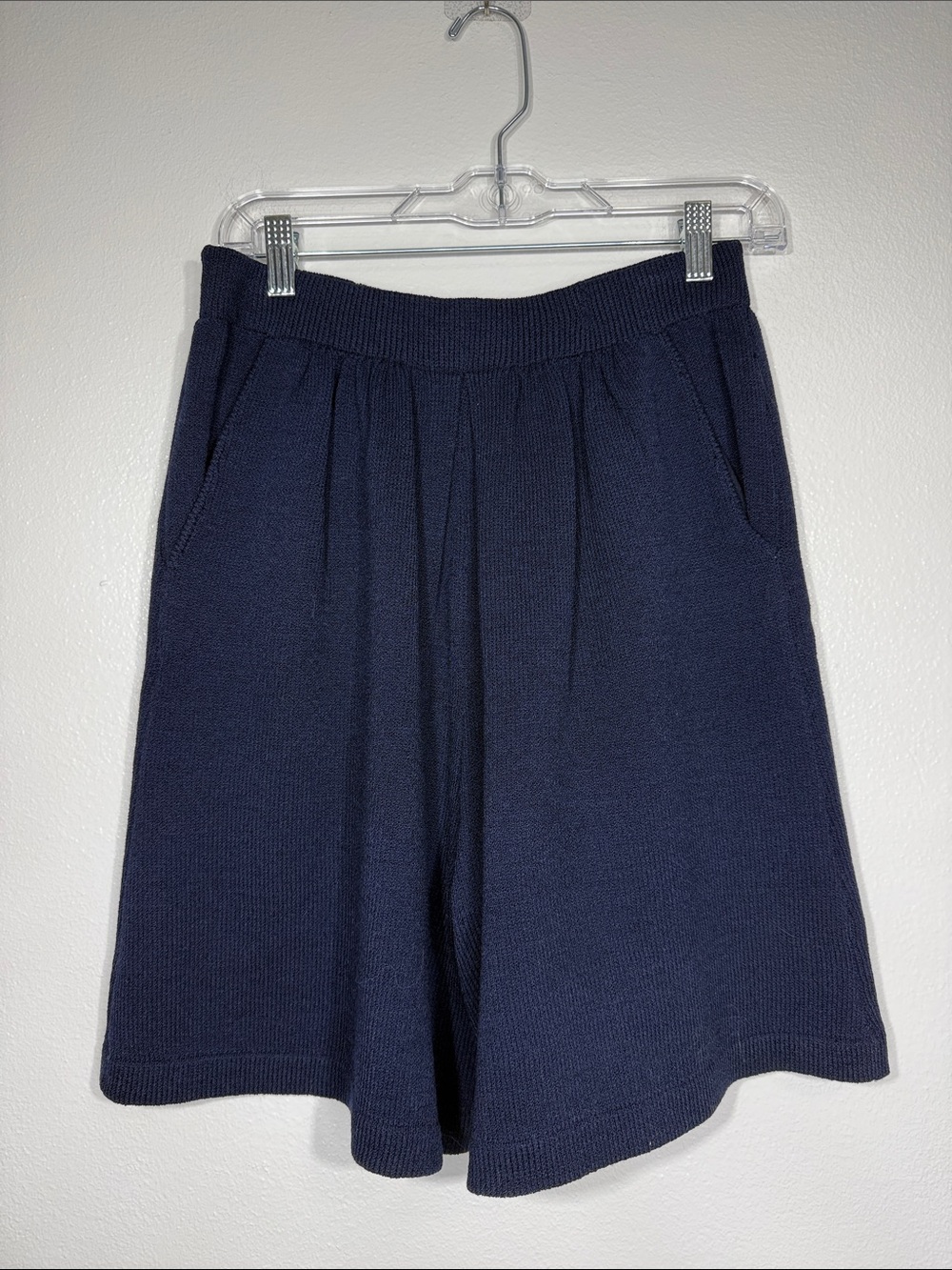 Santana Knit Shorts navy ST. JOHN BASICS